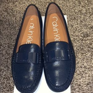 Calvin Klein Loafers Dark Navy Size 10